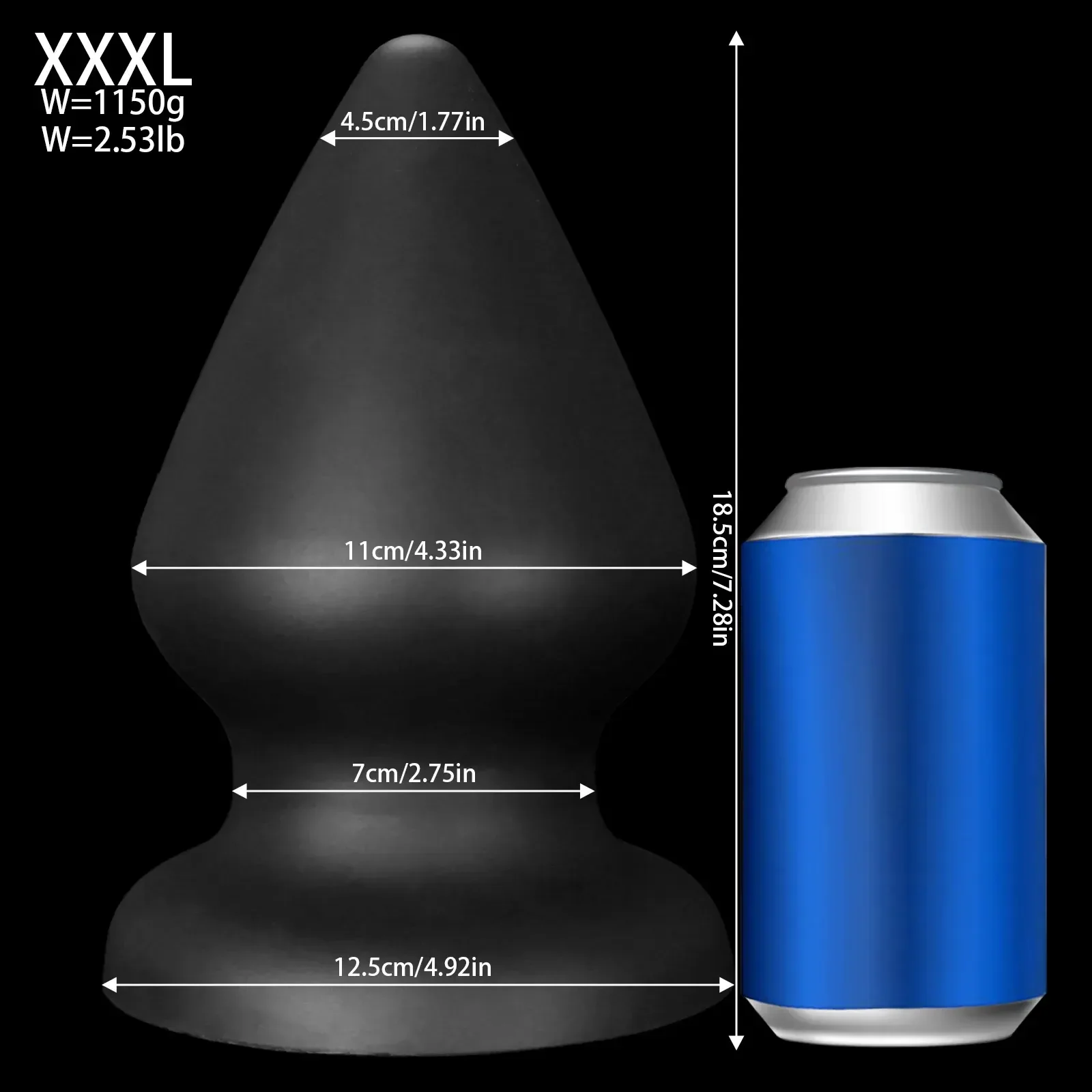 plugs anales silicona medica tamanos graduales