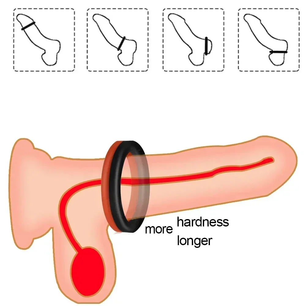 potenciador ereccion silicona medica negro