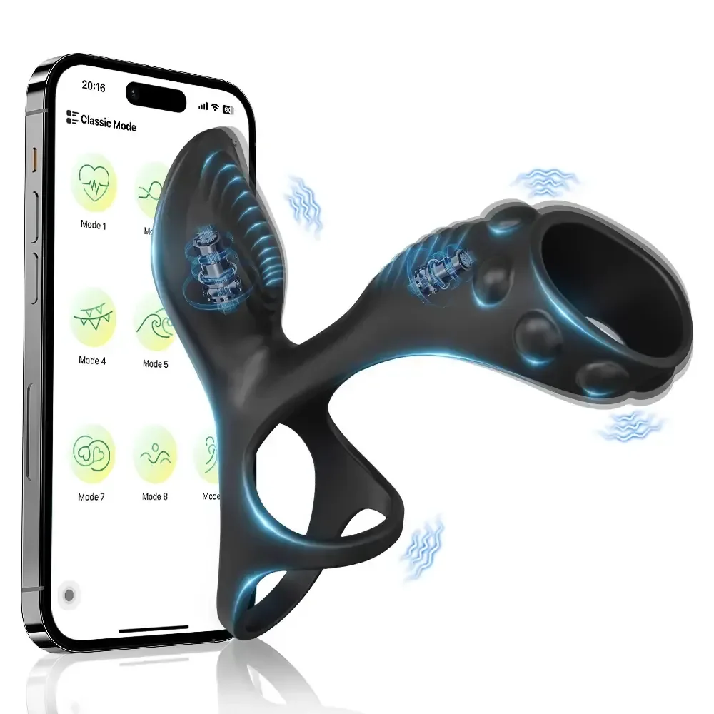 potente anillo vibrador para hombres