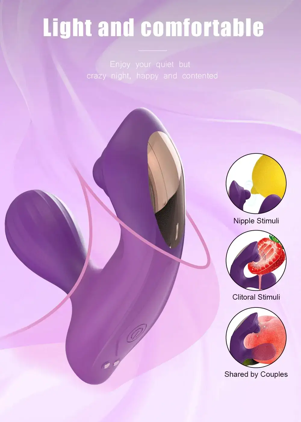 ropa interior con vibrador bluetooth