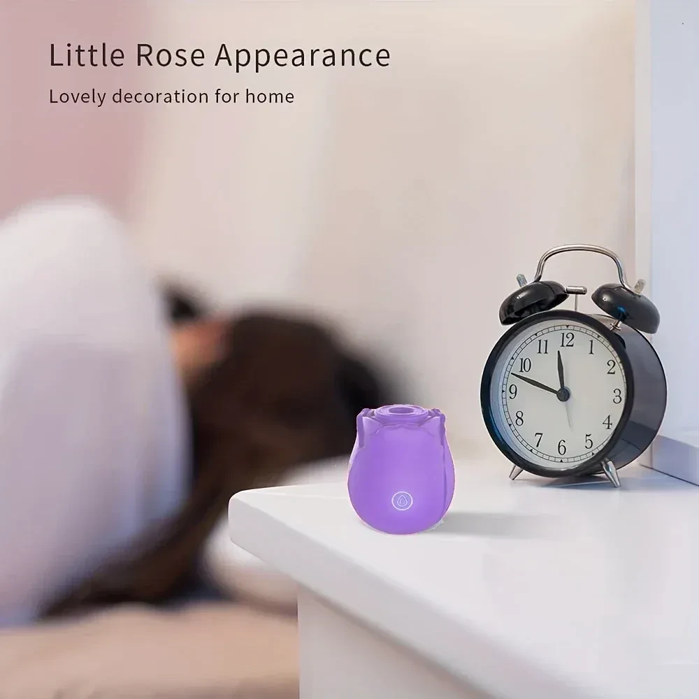 rosa vibradora para clitoris recargable