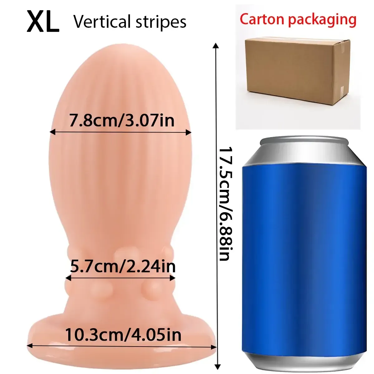 set dilatadores anales pvc talla m