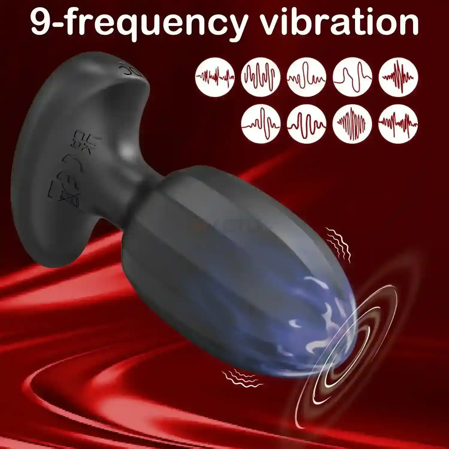 sextoy anal negro vibratorio