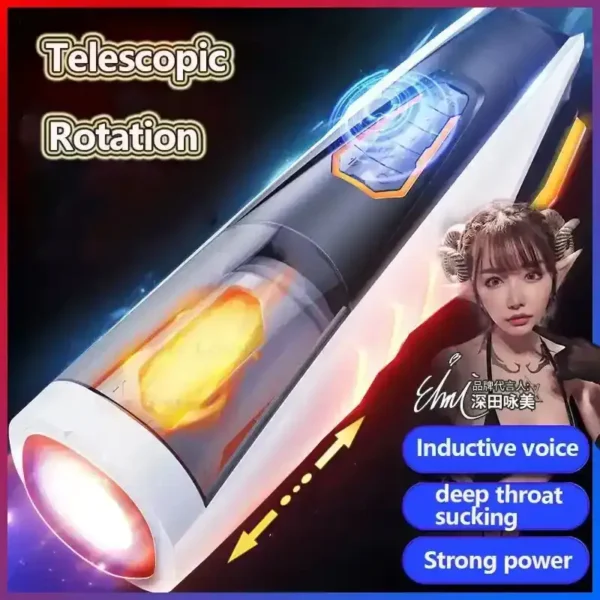 sextoy con rotación automática y calor