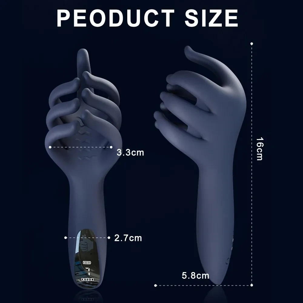 sextoy dedo vibrador silicona suave recargable