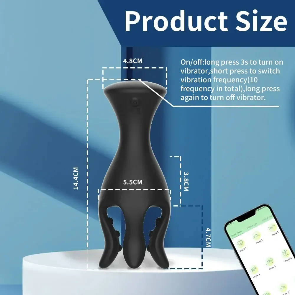 sextoy masculino con control remoto