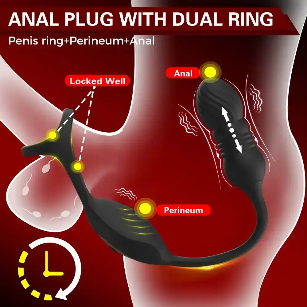 sextoy prostatico silicona diseno ergonomico