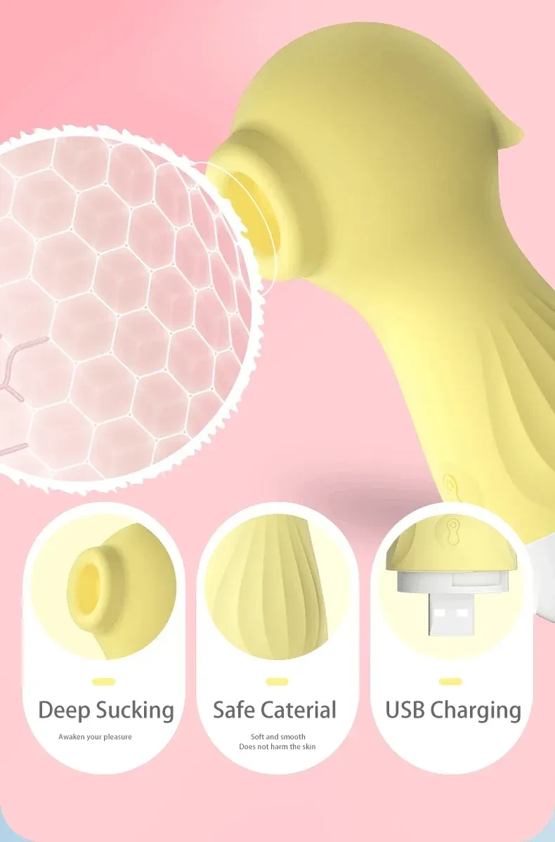 sextoy silicona medica tacto sedoso succion intensa