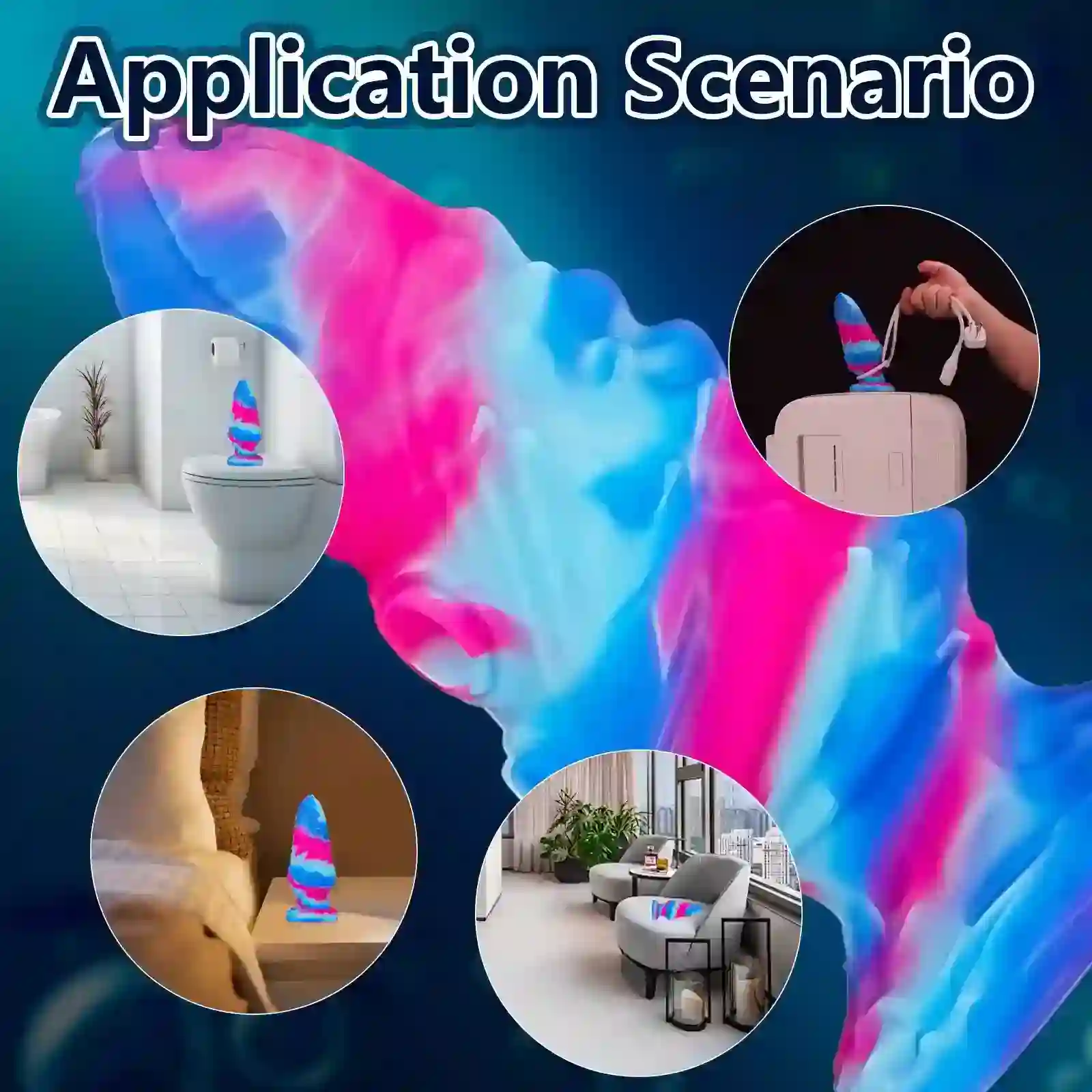 silicona liquida plug anal con ventosa