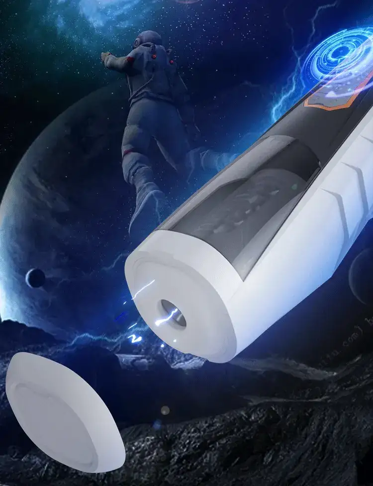 silicona medica masturbador con vibracion 1