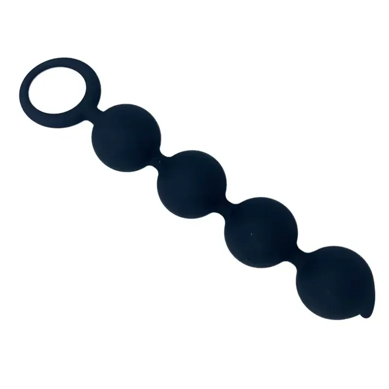 silicona medica plug anal con anillo