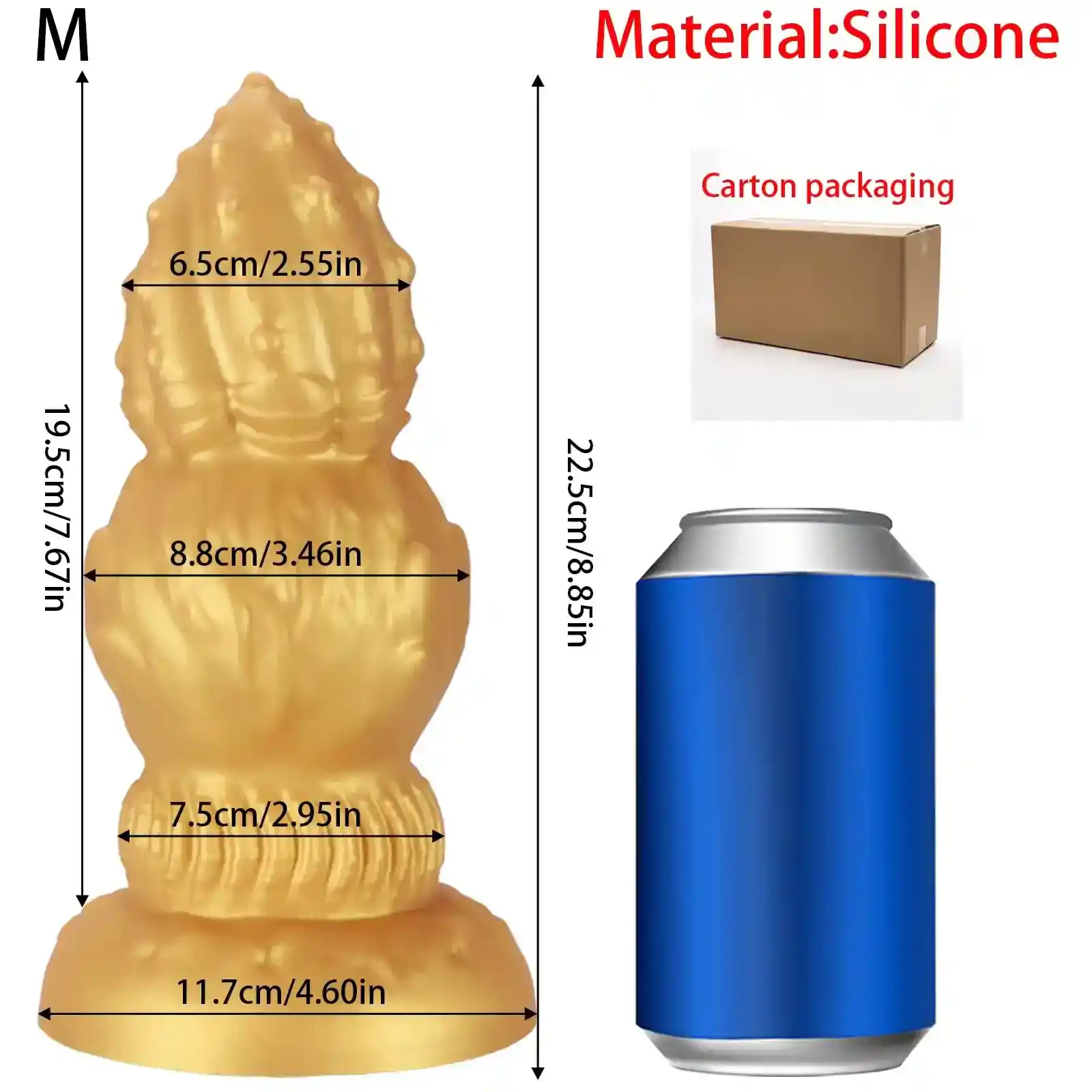 silicona medica plug anal dilatador 1