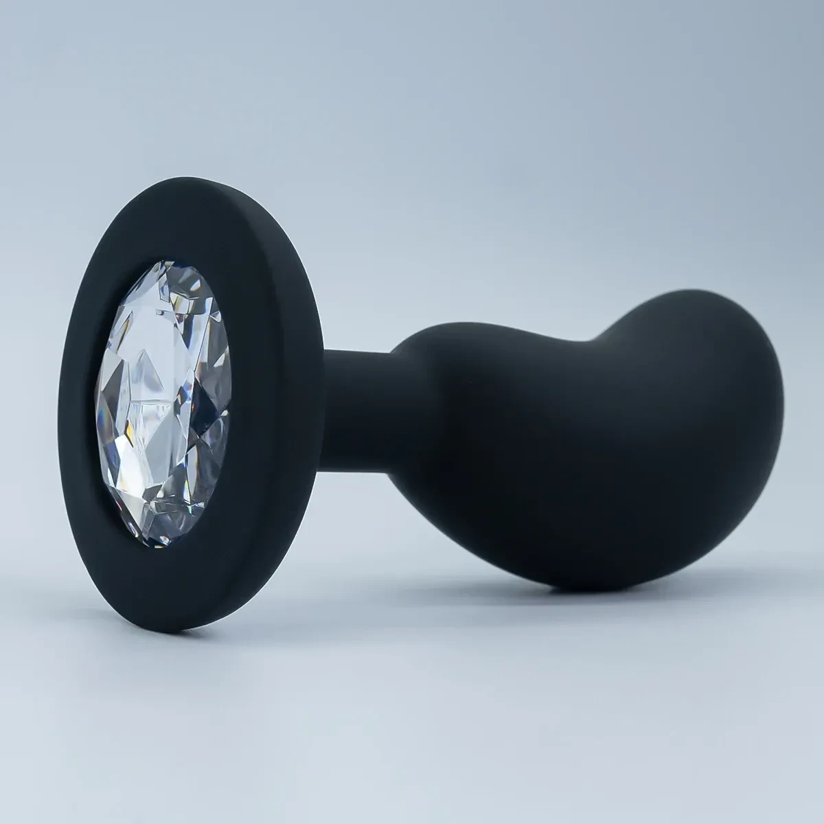 silicona medica plug anal negro hombre