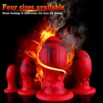 silicona médica plug anal texturizado 1