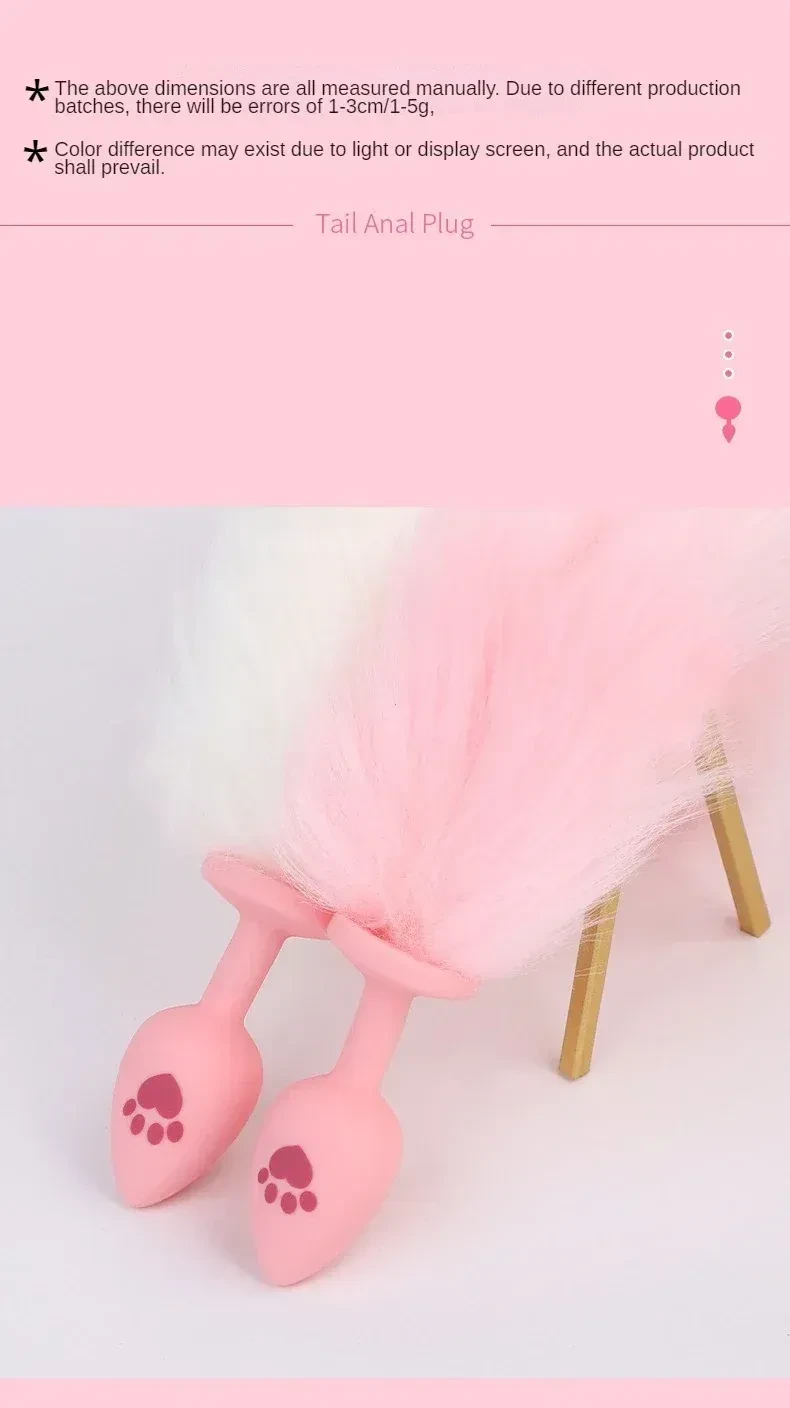 silicona suave plug anal fantasia