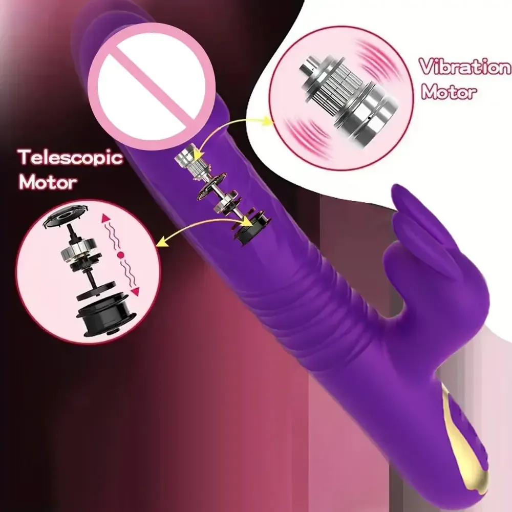 silicona suave vibrador doble estimulacion 2