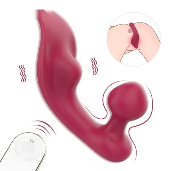 silicona vibrador femenino control remoto