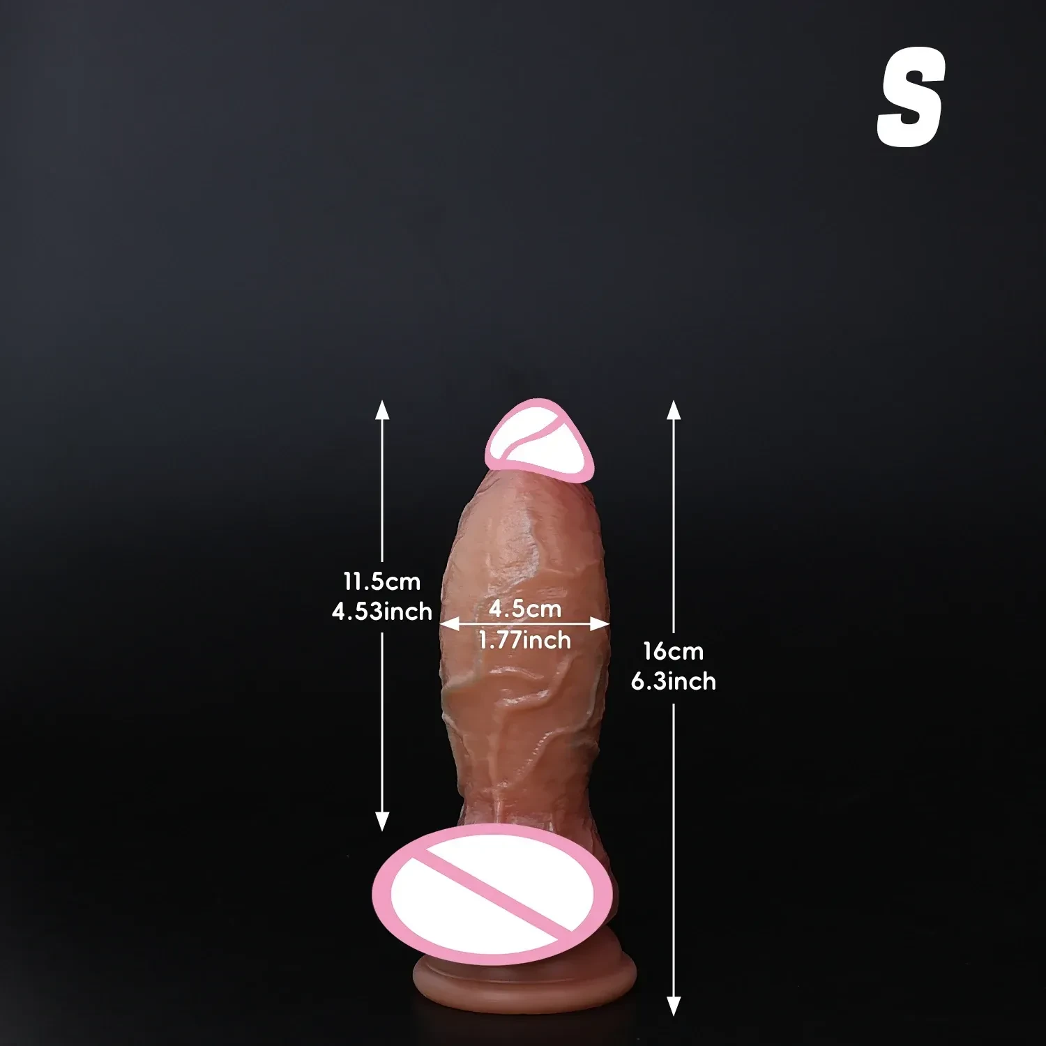 simulador de pene de silicona premium