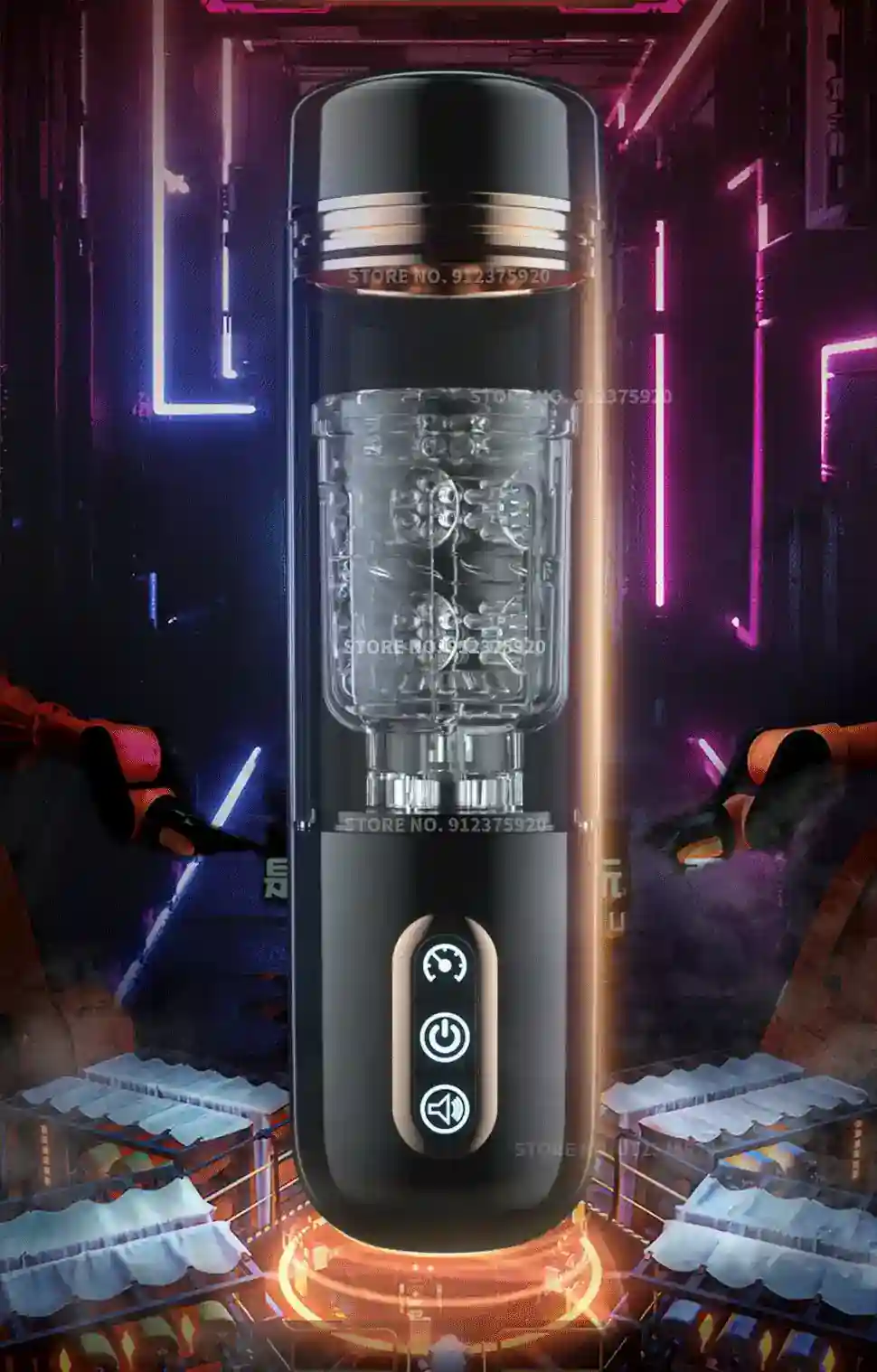 simulador de sexo tpe con control de frecuencia