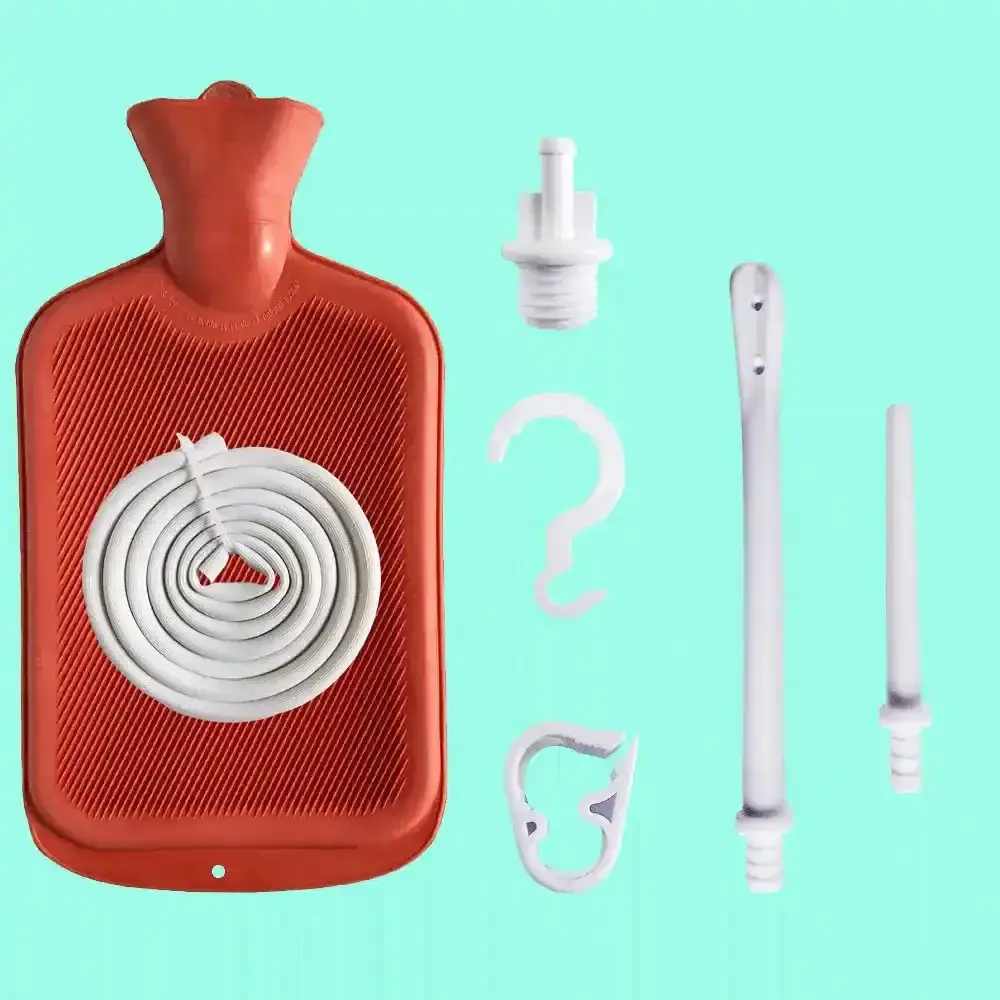 sistema irrigacion anal silicona reutilizable