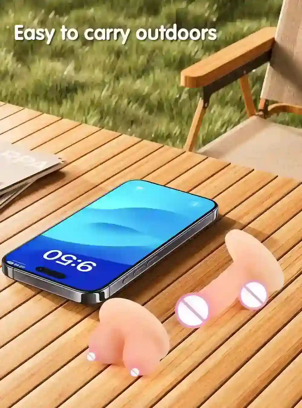 soporte erotico con forma de pene realista