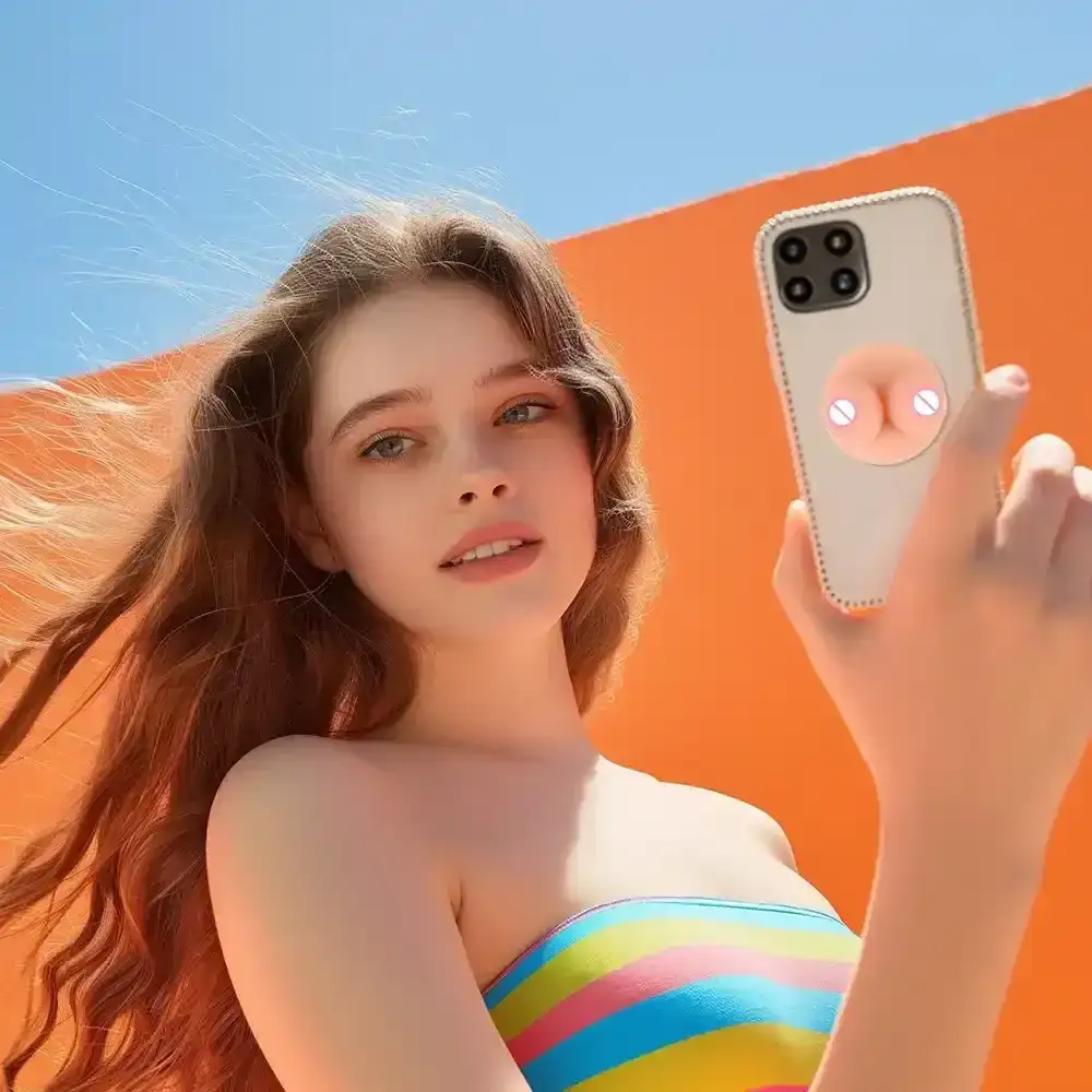 soporte para movil con forma de pene