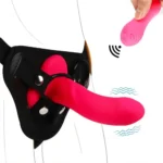 strap on vibrador de silicona adaptable