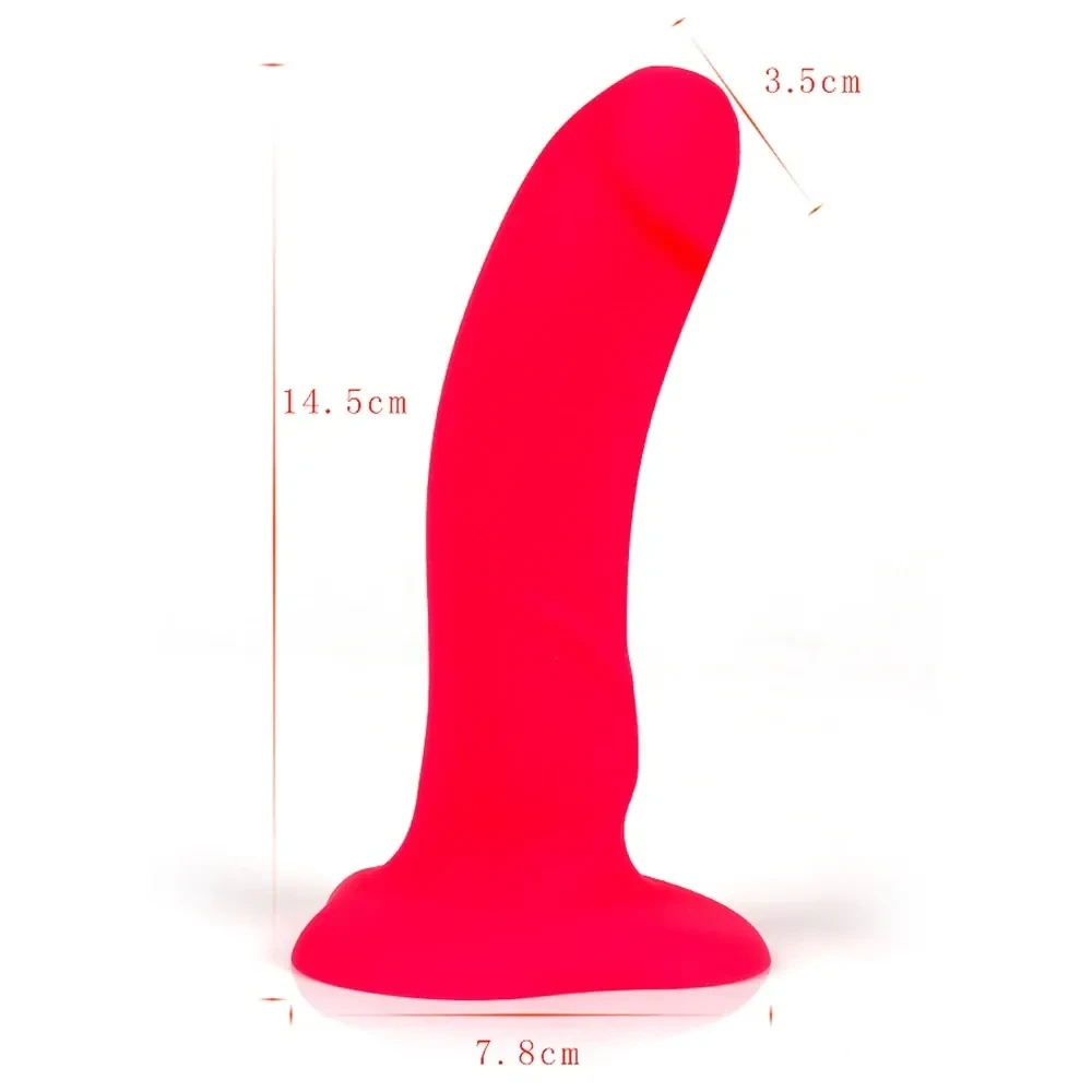 strap on vibrador de silicona suave