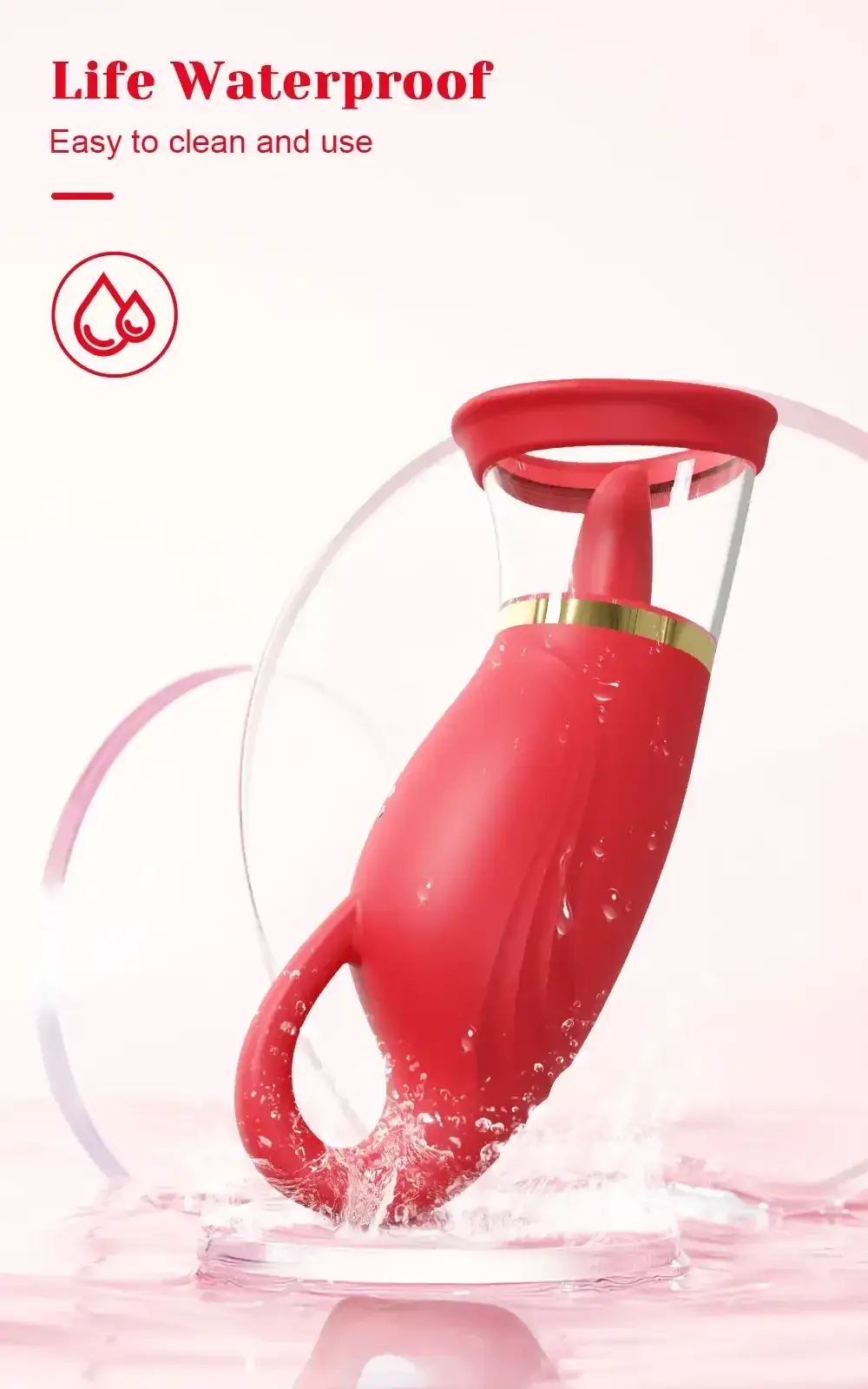 succionador clitoridiana recargable e impermeable