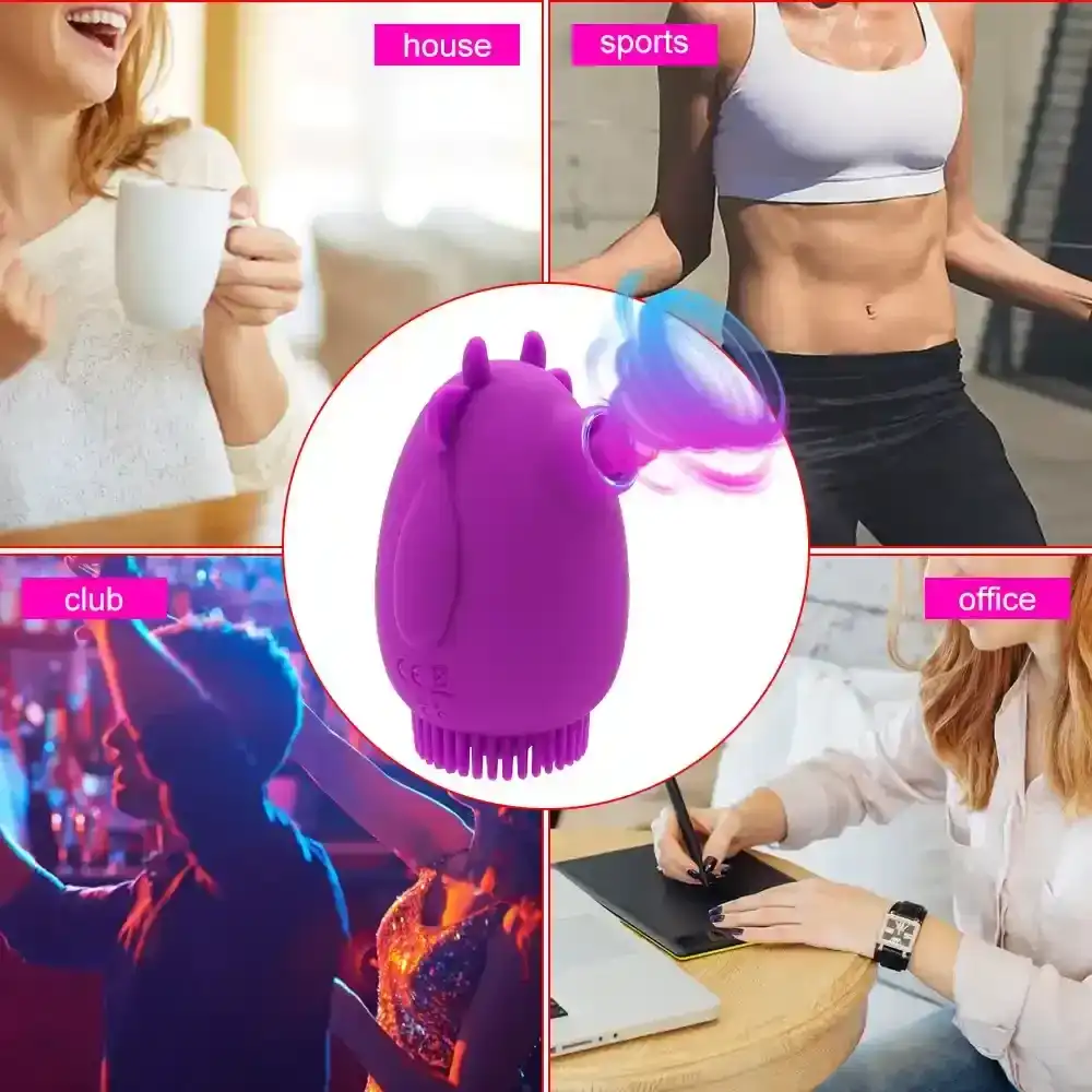 succionador clitoris recargable de silicona