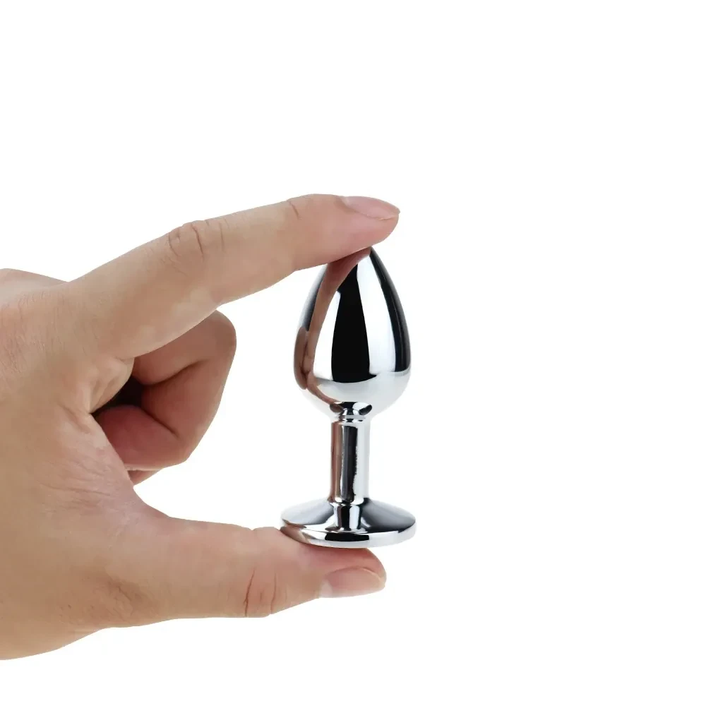 tapon anal acero inoxidable liso