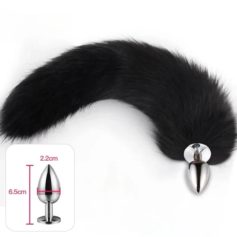 tapón anal de metal con diseño cónico