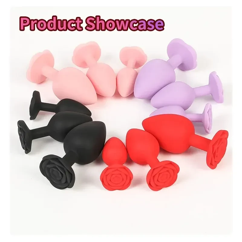 tapon anal femenino rosa silicona