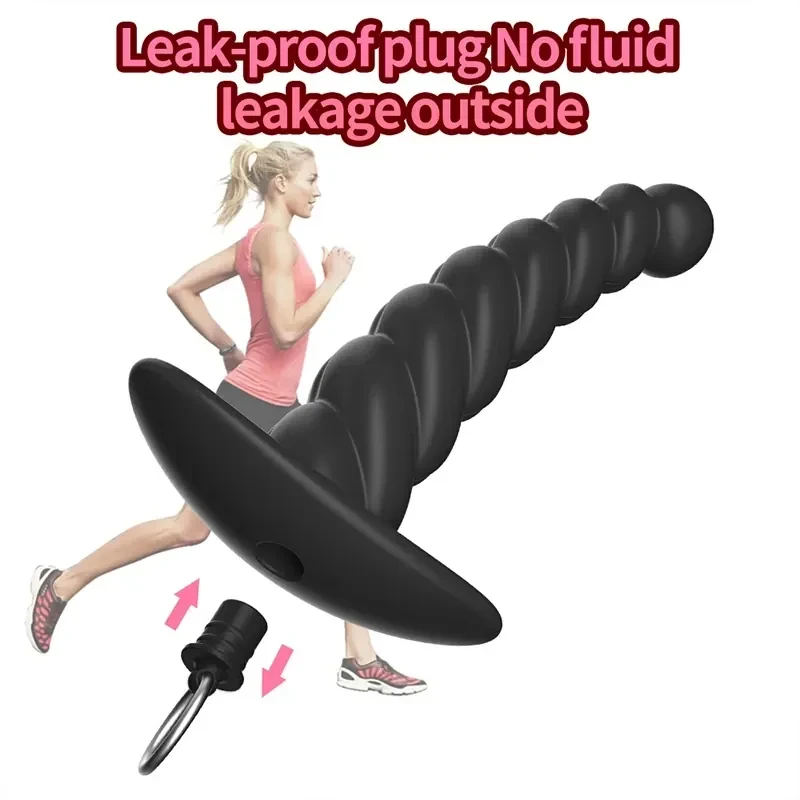 tapon anal hueco silicona de grado medico