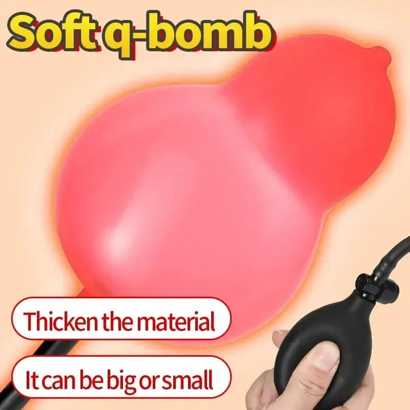 tapón anal inflable con superficie lisa