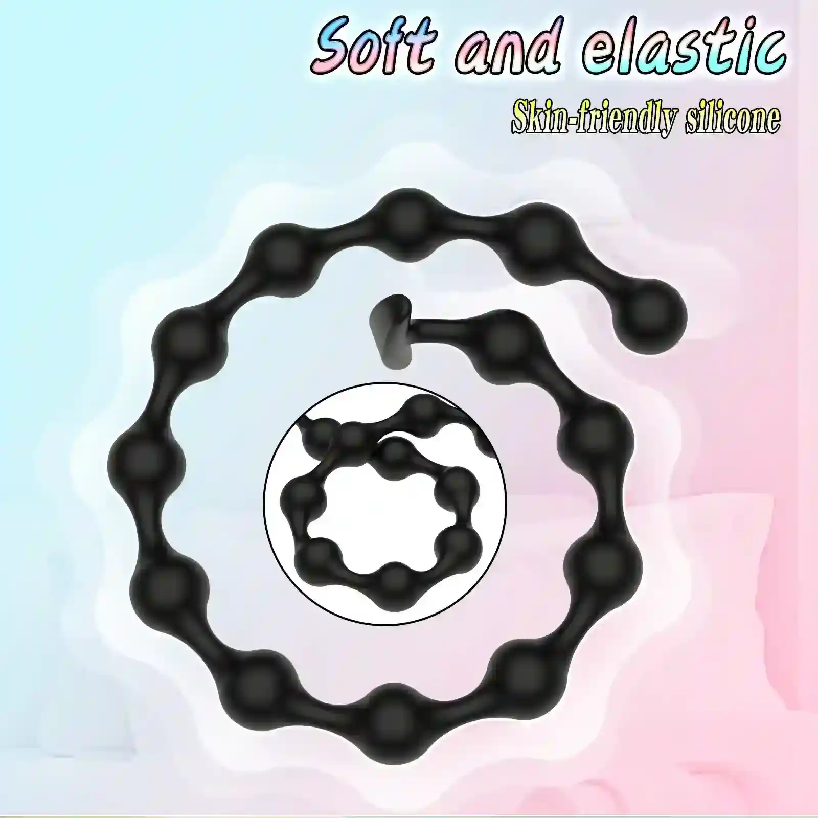 tapon anal largo 57cm silicona