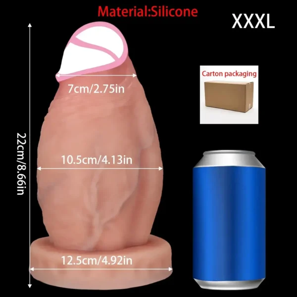 tapón anal silicona médica realista para punto g