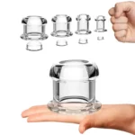 tapón anal transparente pequeño hueco
