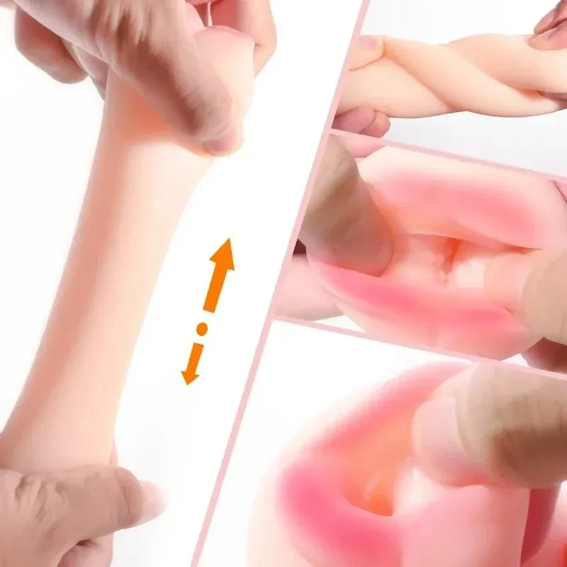 textura realista silicona médica suave 5.5cm 2