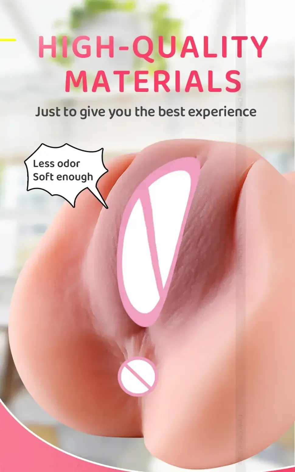 vagina 3d realista con textura tpe