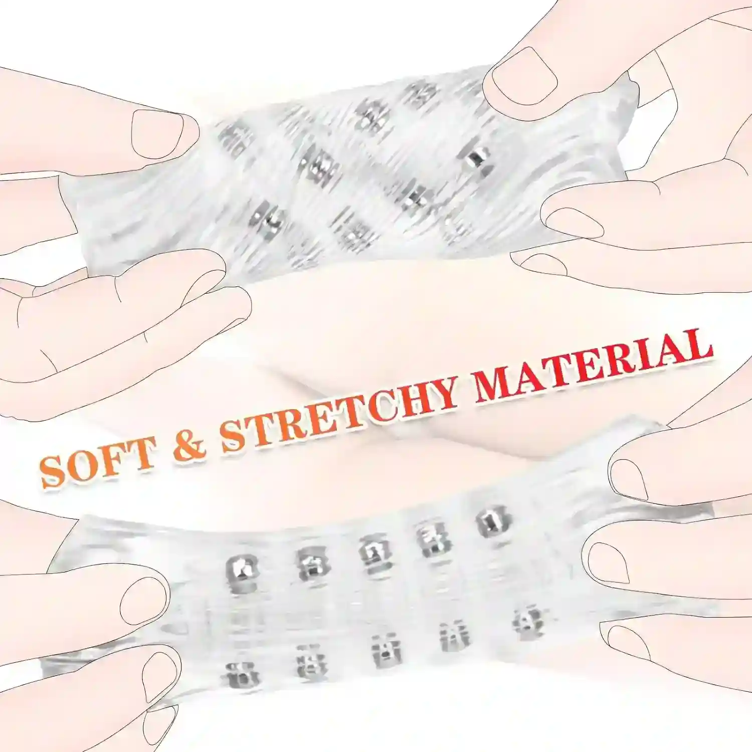 vagina artificial tpe transparente hombre