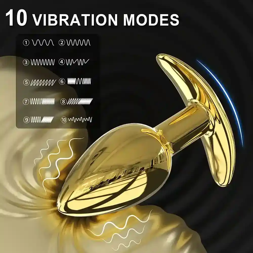 vibrador anal con 10 modos 1