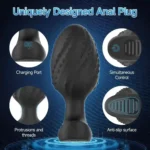 vibrador anal con control por aplicación