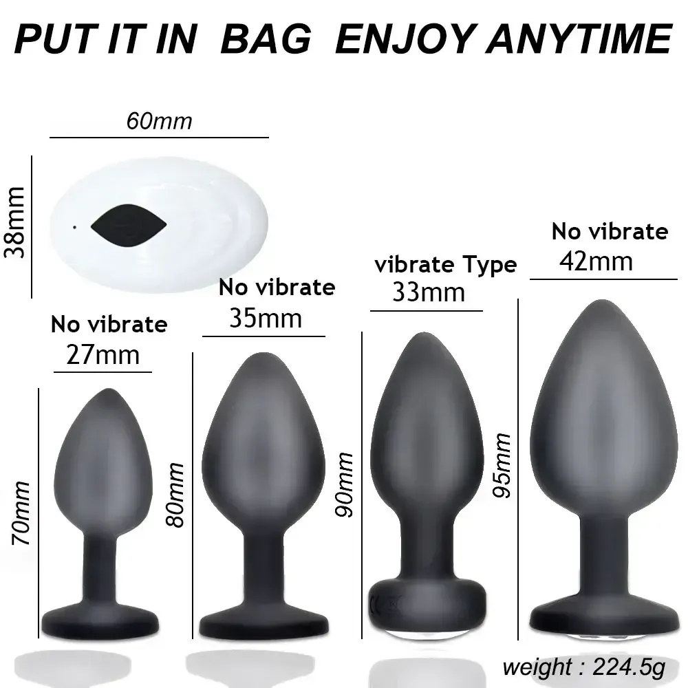 vibrador anal con control remoto 2