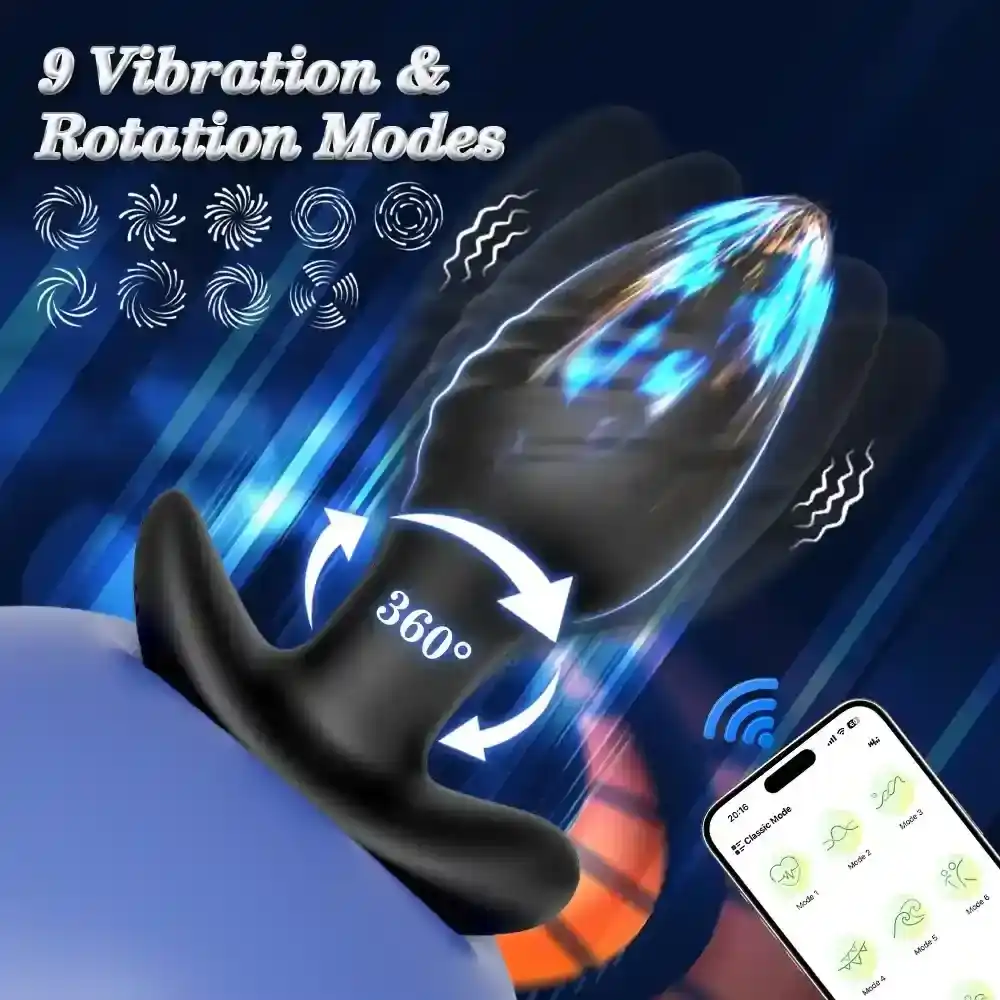 vibrador anal control remoto bluetooth