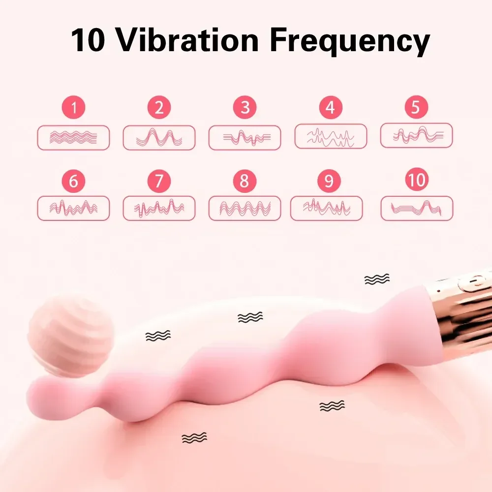 vibrador anal cuentas silicona impermeable