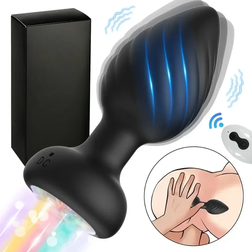 vibrador anal de silicona impermeable