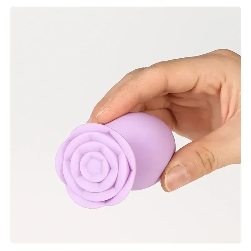 vibrador anal pequeno silicona rosa