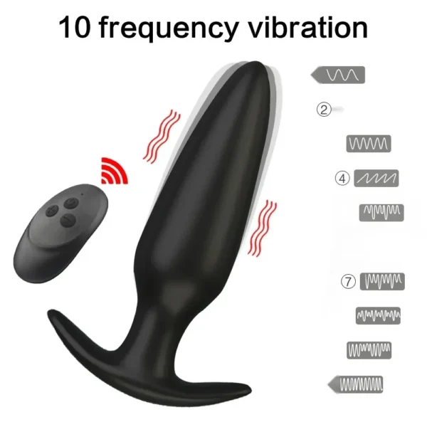 vibrador anal recargable por usb