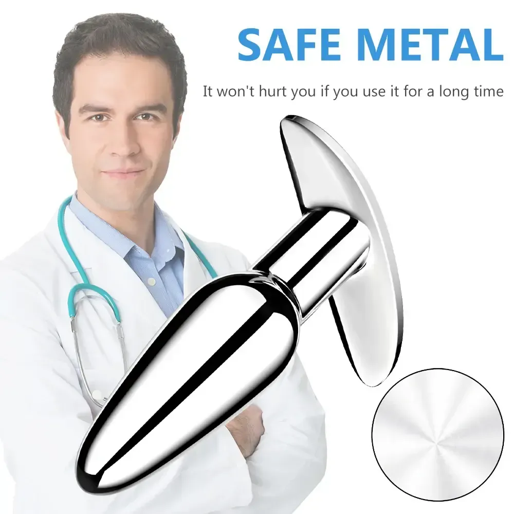 vibrador anal silicona con aleacion